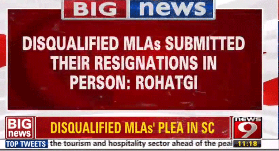 Disqualification of 17 MLAs of Karnataka-Supreme Court has heard and reserved the order